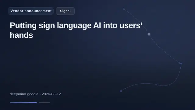 Putting sign language AI into users’ hands
