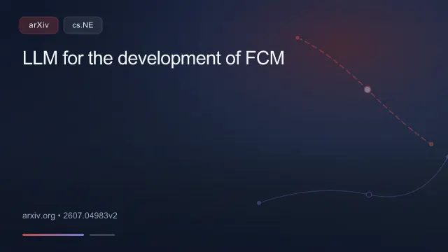 LLM for the development of FCM