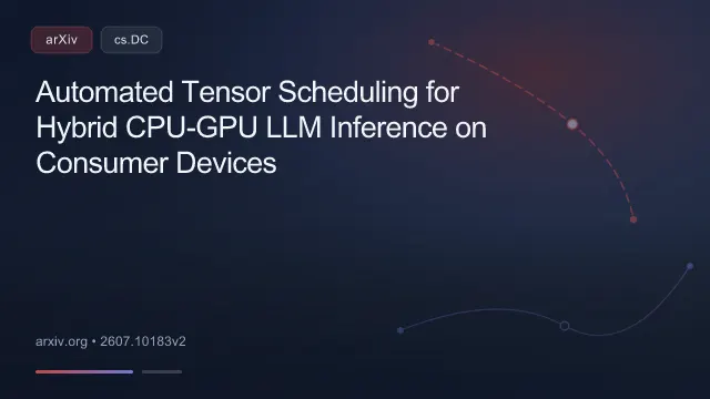 Automated Tensor Scheduling for Hybrid CPU-GPU LLM Inference on Consumer Devices