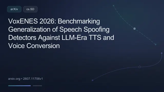 VoxENES 2026: Benchmarking Generalization of Speech Spoofing Detectors Against LLM-Era TTS and Voice Conversion