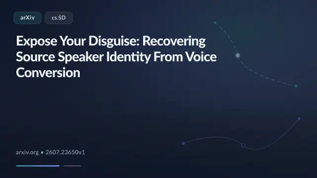 Expose Your Disguise: Recovering Source Speaker Identity From Voice Conversion