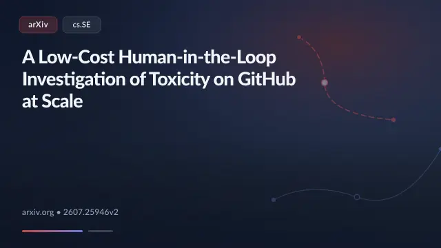 A Low-Cost Human-in-the-Loop Investigation of Toxicity on GitHub at Scale