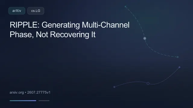RIPPLE: Generating Multi-Channel Phase, Not Recovering It