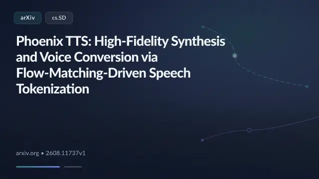 Phoenix TTS: High-Fidelity Synthesis and Voice Conversion via Flow-Matching-Driven Speech Tokenization