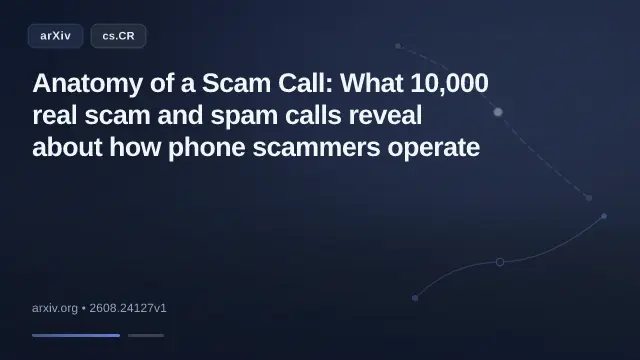 Anatomy of a Scam Call: What 10,000 real scam and spam calls reveal about how phone scammers operate