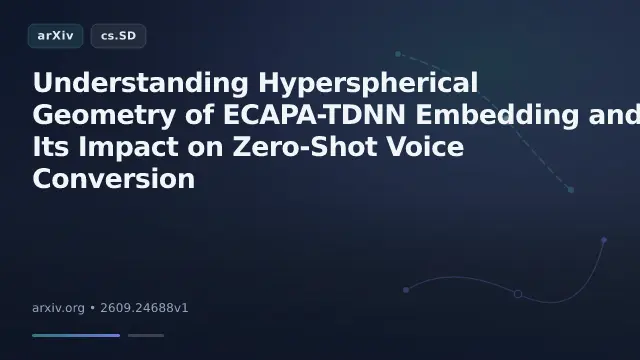 Understanding Hyperspherical Geometry of ECAPA-TDNN Embedding and Its Impact on Zero-Shot Voice Conversion