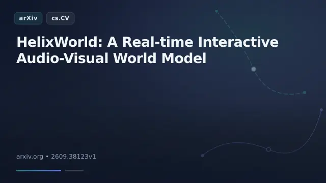 HelixWorld: A Real-time Interactive Audio-Visual World Model