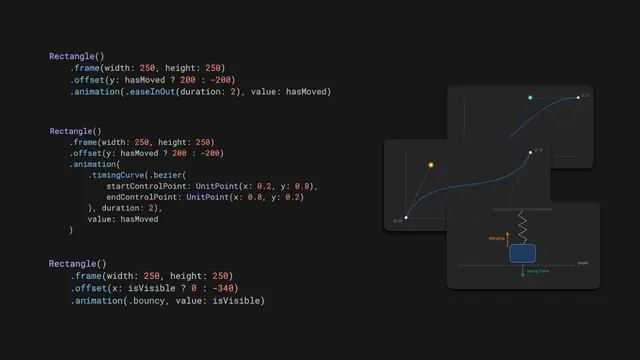 Review the full range of animation timing options available in SwiftUI, including easing curves, spring animations, the CustomAnimation protocol, and animation modifiers: nilcoalescing.com/blog/Animati...
#iOSDev #SwiftU