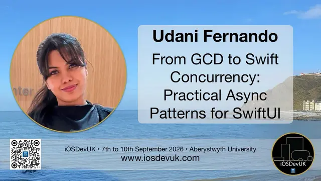Swift Concurrency brings a more structured approach to concurrency, but using it in apps isn't always easy. Udani Fernando explores how Swift Concurrency fits into real SwiftUI applications, in "From GCD to Swift Concurr