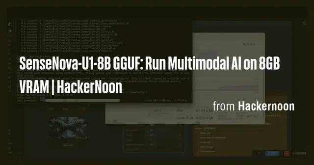 SenseNova-U1-8B-MoT-Merger GGUF is an 8B multimodal transformer for text and image generation, optimized for ComfyUI on 8GB GPUs with Q4/Q6 quantization and optional think mode.