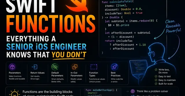 Swift Mastery Series — Part 6: Swift Functions