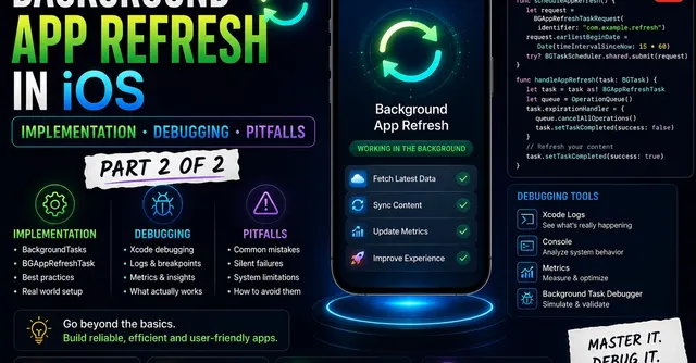 Background App Refresh in iOS: Implementation, Debugging & Pitfalls (Part 2)