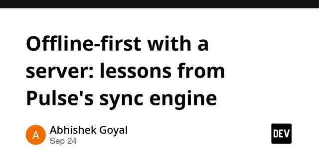 Offline-first with a server: lessons from Pulse's sync engine