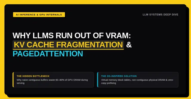 Why LLMs Run Out of VRAM: KV Cache Fragmentation and How PagedAttention Fixes It
