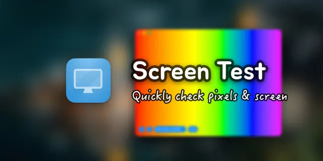 screen-test – Screen Test is a professional software to quickly evaluate your monitor's image quality and display performance. It offe