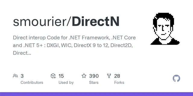 DirectN – Direct interop Code for .NET Framework, .NET Core and .NET 5+ : DXGI, WIC, DirectX 9 to 12, Direct2D, Direct Write, Dire