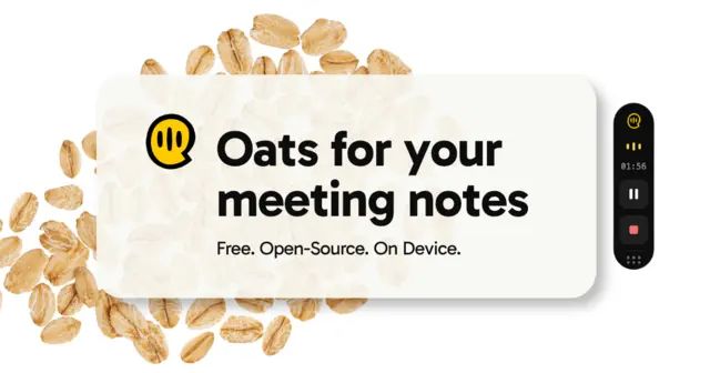 oats – The free, open-source meeting-notes app for your Mac — offline transcription and AI notes, free in the cloud or 100% on-