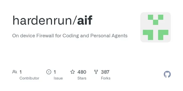 aif – On device Firewall for Coding and Personal Agents