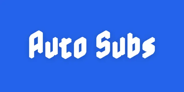 auto-subs – On-device subtitle generation that connects directly to DaVinci Resolve, Premiere, and After Effects.