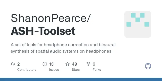 ASH-Toolset – A set of tools for headphone correction and binaural synthesis of spatial audio systems on headphones