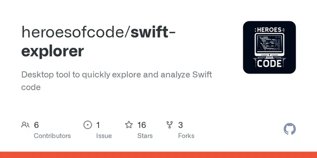 swift-explorer – Desktop tool to quickly explore and analyze Swift code