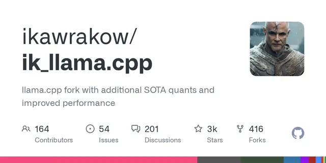 ik_llama.cpp – llama.cpp fork with additional SOTA quants and improved performance