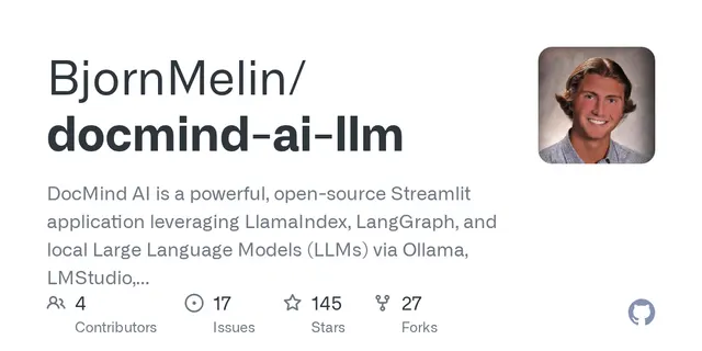 docmind-ai-llm – DocMind AI is a powerful, open-source Streamlit application leveraging LlamaIndex, LangGraph, and local Large Language M