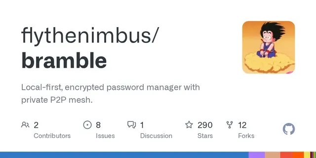 Bramble – Local-first password manager