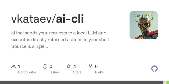 AI-CLI – tiny C terminal assistant powered by local LLM