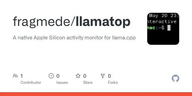 Llamatop - see what the various cores on your macbook are doing!