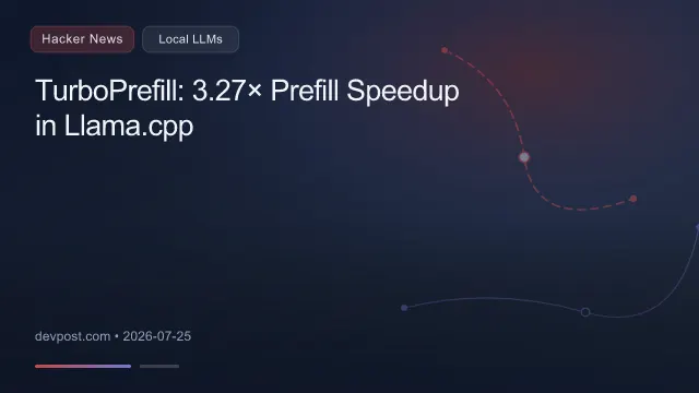 TurboPrefill: 3.27× Prefill Speedup in Llama.cpp