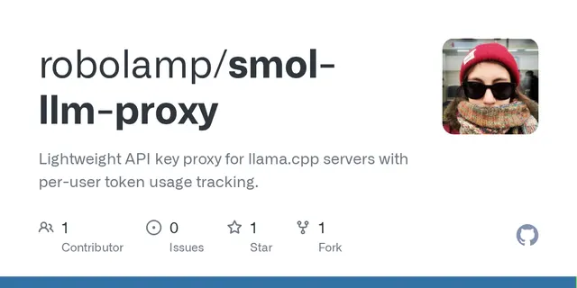 A minimalist proxy for your local LLM cluster (~1100 lines)