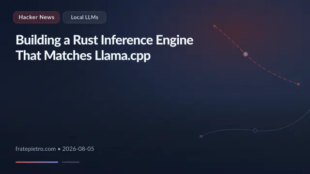 Building a Rust Inference Engine That Matches Llama.cpp