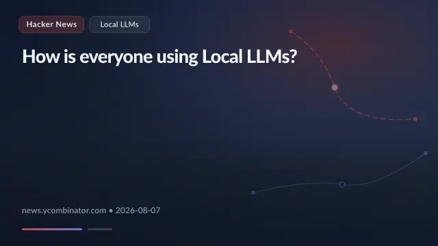 How is everyone using Local LLMs?