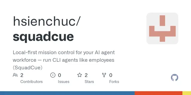 SquadCue – local-first mission control for AI CLI agents
