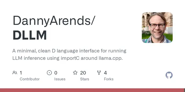 DLLM: Minimal, clean coding agent built directly on llama.cpp without overhead