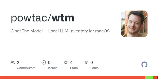 What the Model – Local LLM Inventory for macOS