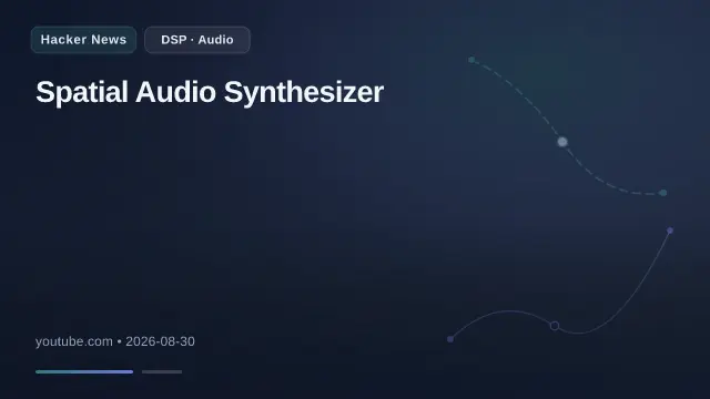 Spatial Audio Synthesizer