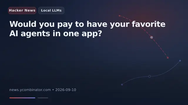 Would you pay to have your favorite AI agents in one app?
