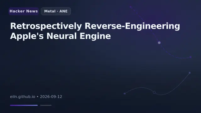 Retrospectively Reverse-Engineering Apple's Neural Engine