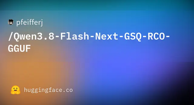 Qwen3.8-Flash-Next non-uniform quantization runs on 2 RTX3090s