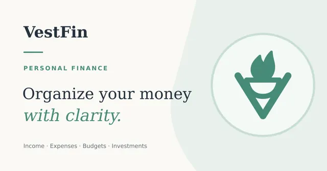 VestFin – Privacy-first, manual-entry personal finance app
