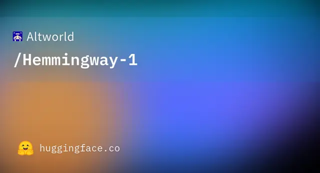 Hemmingway 1 — Altworld