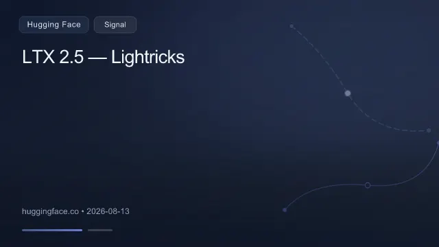 LTX 2.5 — Lightricks