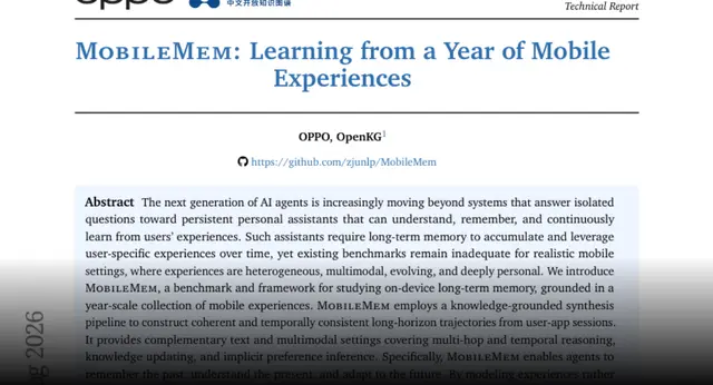 HF Paper: MobileMem: Learning from a Year of Mobile Experiences