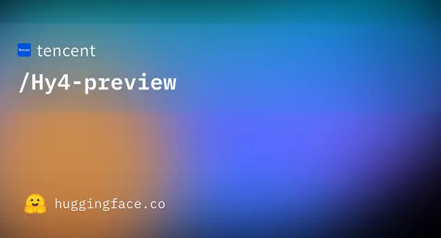 Hy4 preview — tencent