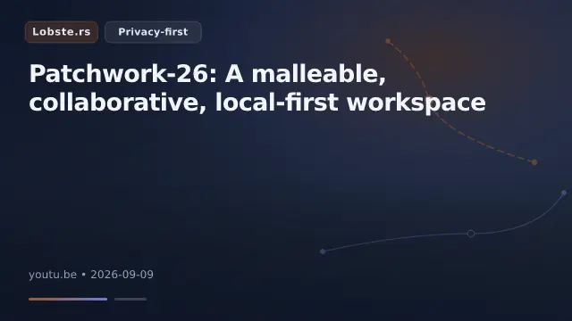 Patchwork-26: A malleable, collaborative, local-first workspace